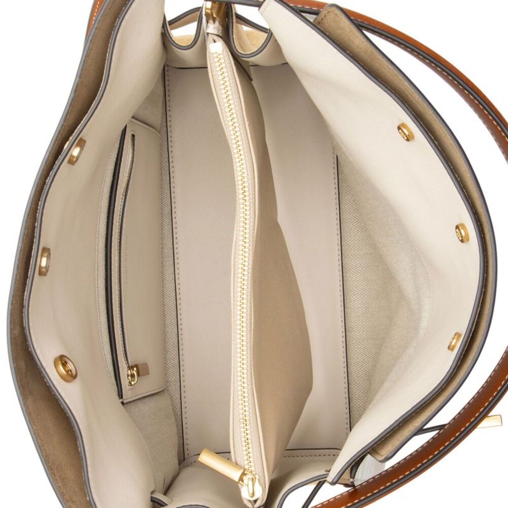Tory Burch Leather Lee Radziwill Double Satchel - Picture 6 of 15